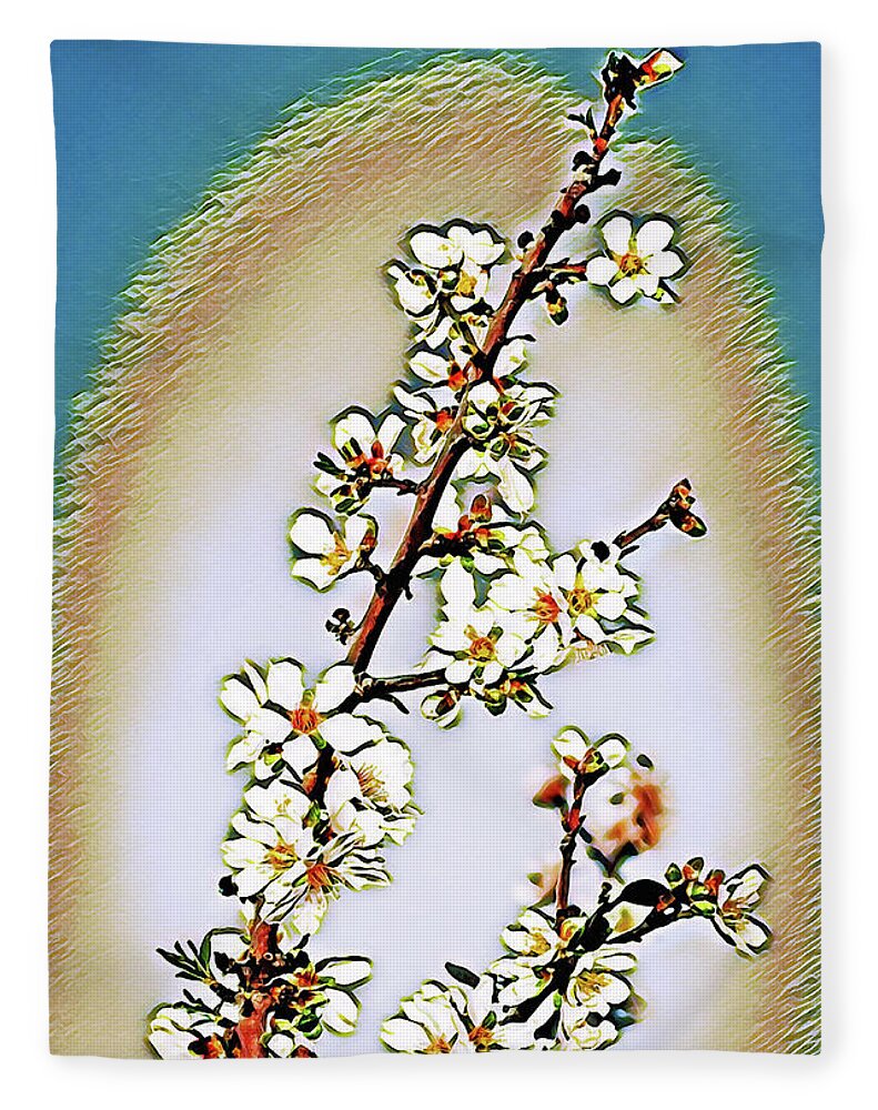 Glory of Blooms Art - Blanket