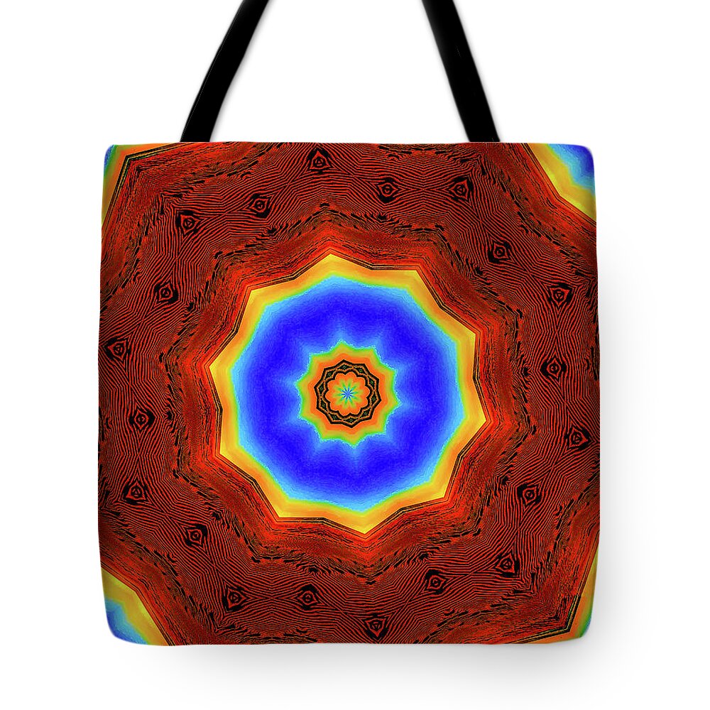 Glowing Star Lights Mandala - Tote Bag