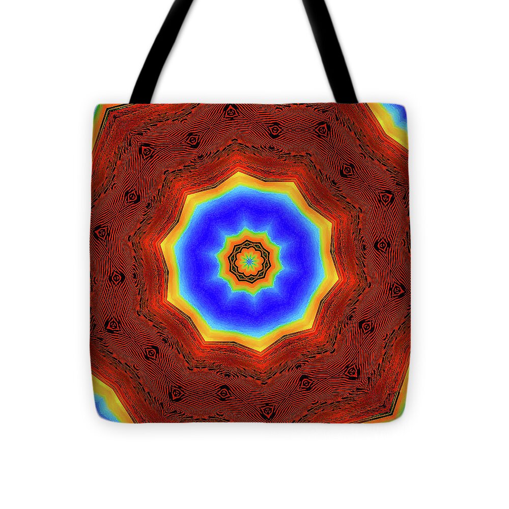 Glowing Star Lights Mandala - Tote Bag