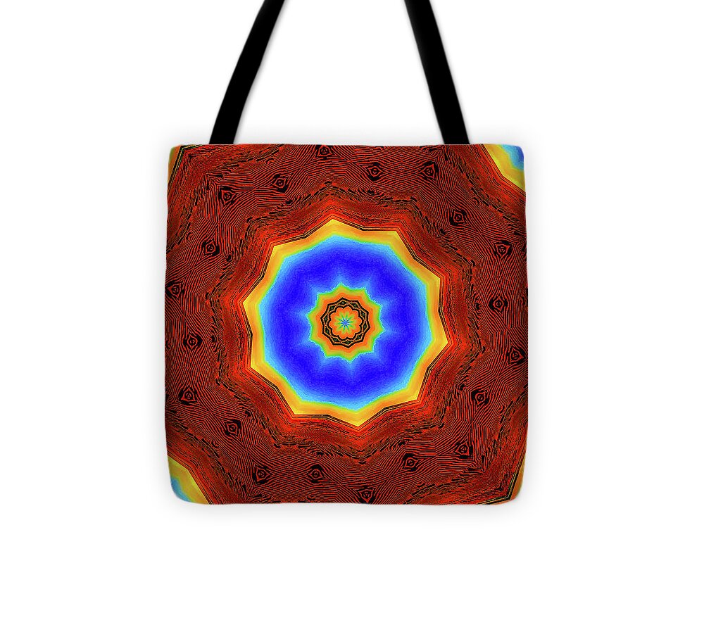 Glowing Star Lights Mandala - Tote Bag