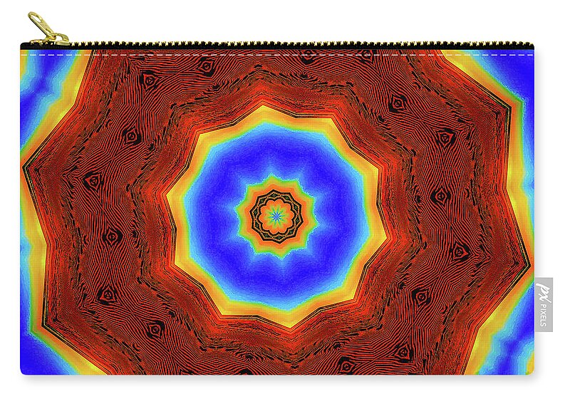Glowing Star Lights Mandala - Zip Pouch
