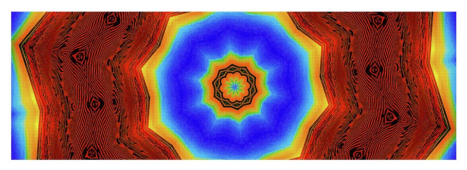 Glowing Star Lights Mandala - Yoga Mat