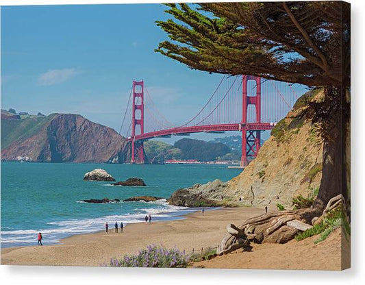 Golden Gate Landscape  - Canvas Print