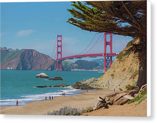 Golden Gate Landscape  - Canvas Print