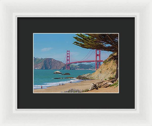 Golden Gate Landscape  - Framed Print