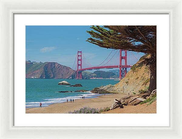Golden Gate Landscape  - Framed Print