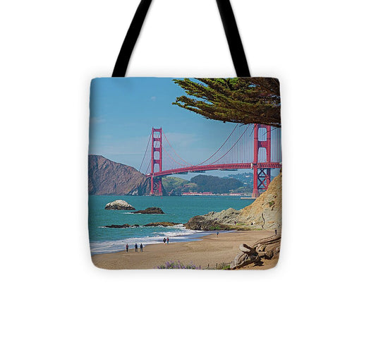 Golden Gate Landscape - Tote Bag