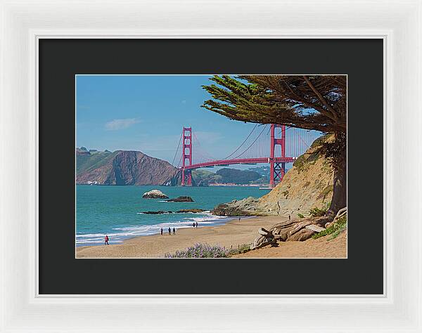 Golden Gate Landscape  - Framed Print