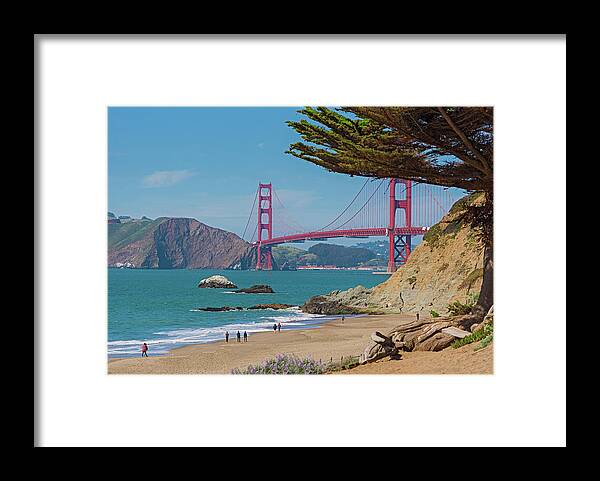 Golden Gate Landscape  - Framed Print