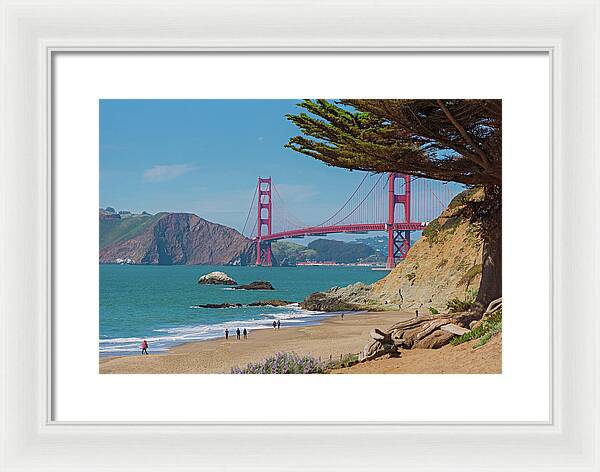 Golden Gate Landscape  - Framed Print