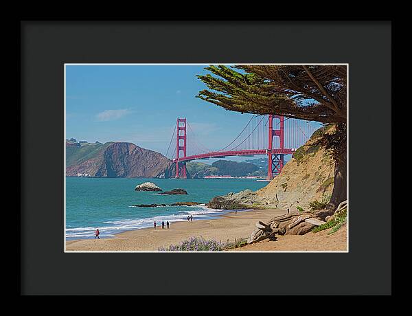 Golden Gate Landscape  - Framed Print
