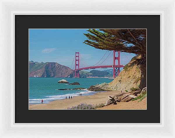 Golden Gate Landscape  - Framed Print