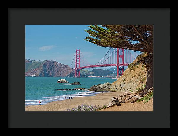 Golden Gate Landscape  - Framed Print