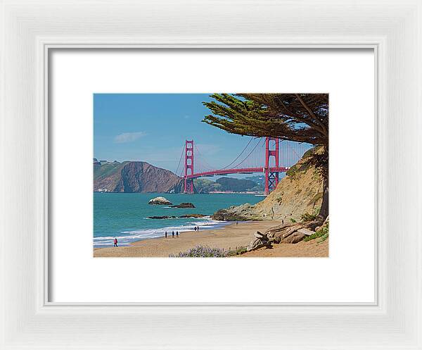 Golden Gate Landscape  - Framed Print