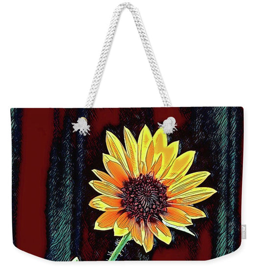 Happy Sunflower Art - Weekender Tote Bag