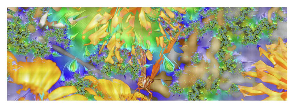 Hidden Butterly of Yellows and Greens - Yoga Mat