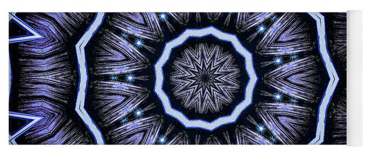 Into the Depths of the Void Mandala Kaleidoscope - Yoga Mat