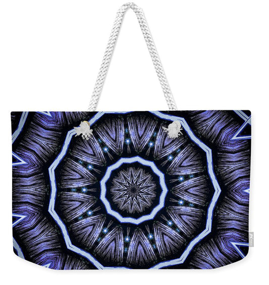 Into the Depths of the Void Mandala Kaleidoscope - Weekender Tote Bag