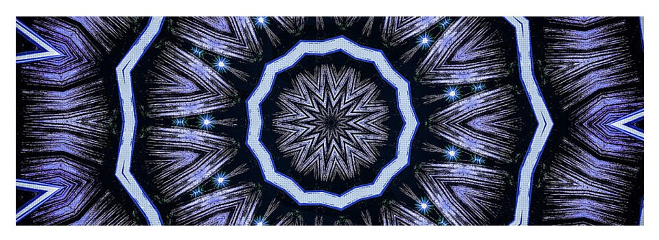 Into the Depths of the Void Mandala Kaleidoscope - Yoga Mat