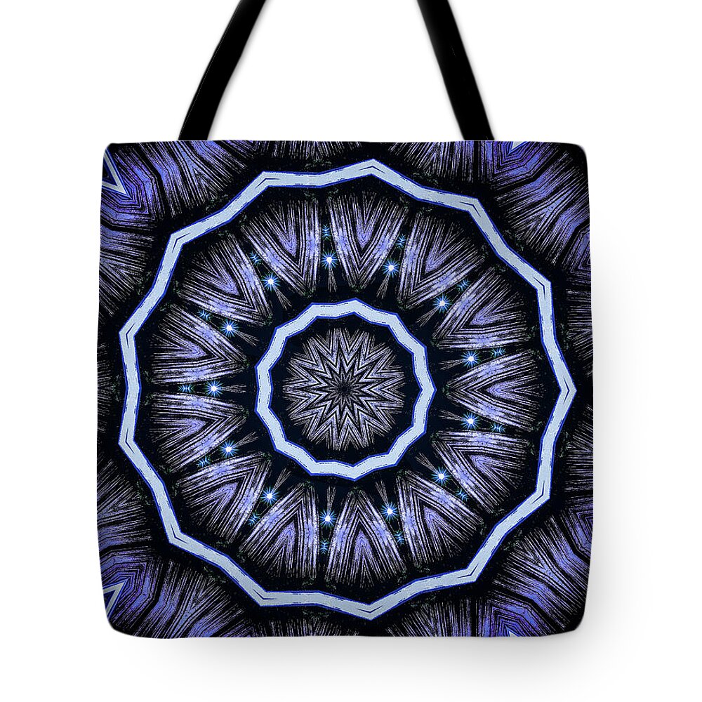 Into the Depths of the Void Mandala Kaleidoscope - Tote Bag