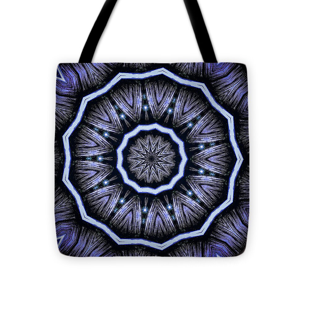 Into the Depths of the Void Mandala Kaleidoscope - Tote Bag