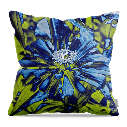 Inverted image of a flower - Throw Pillow