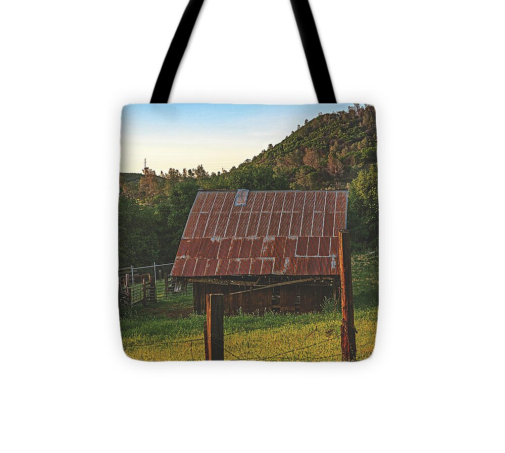Ladnscape of an Old Barn - Tote Bag