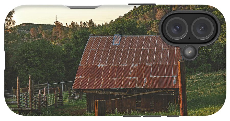 Ladnscape of an Old Barn - Phone Case