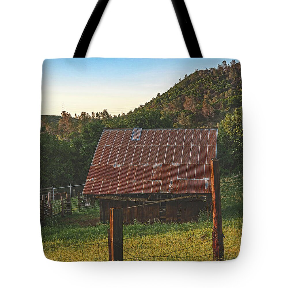 Ladnscape of an Old Barn - Tote Bag