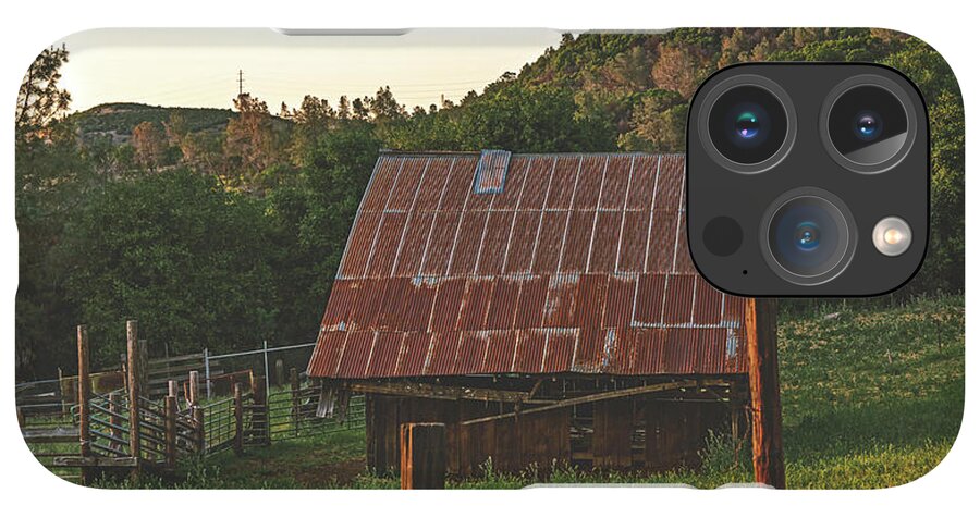Ladnscape of an Old Barn - Phone Case