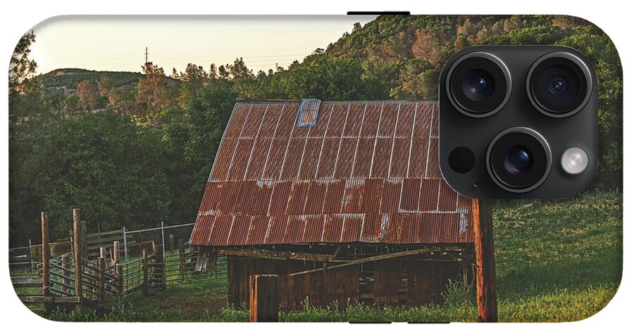 Ladnscape of an Old Barn - Phone Case