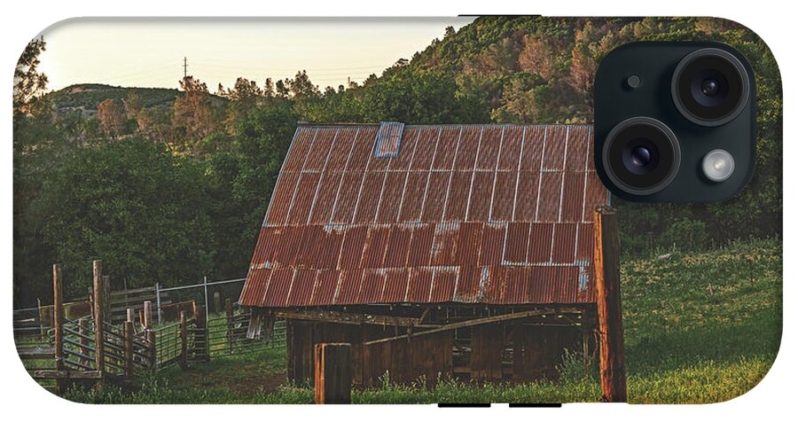 Ladnscape of an Old Barn - Phone Case