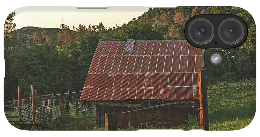 Ladnscape of an Old Barn - Phone Case