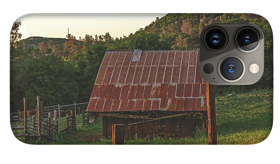 Ladnscape of an Old Barn - Phone Case