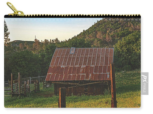 Ladnscape of an Old Barn - Zip Pouch