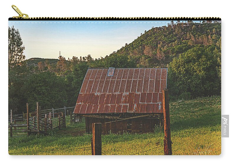 Ladnscape of an Old Barn - Zip Pouch