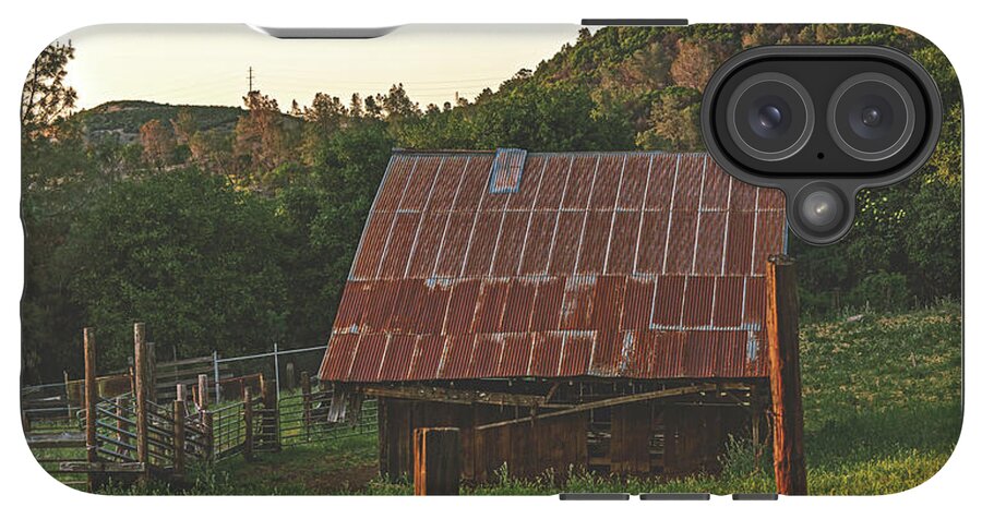 Ladnscape of an Old Barn - Phone Case