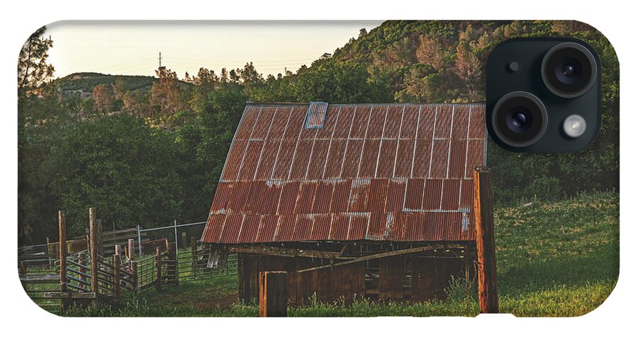 Ladnscape of an Old Barn - Phone Case