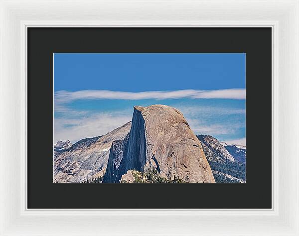 Landscape of Magical Half Dome Mountain - Framed Print