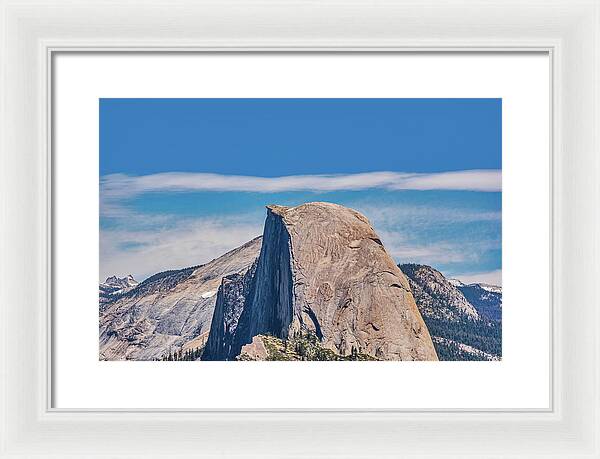 Landscape of Magical Half Dome Mountain - Framed Print