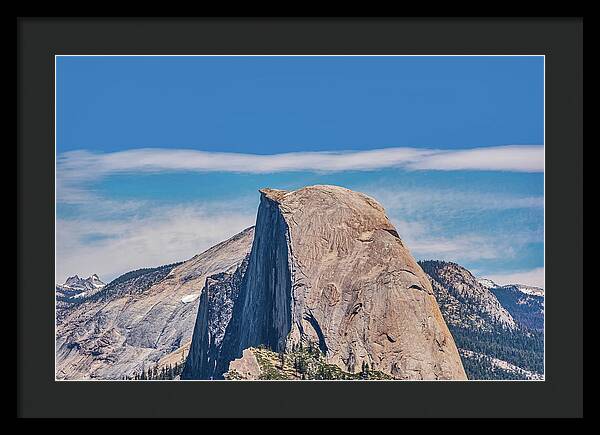 Landscape of Magical Half Dome Mountain - Framed Print
