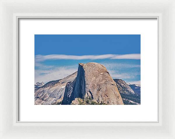 Landscape of Magical Half Dome Mountain - Framed Print