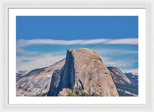Landscape of Magical Half Dome Mountain - Framed Print