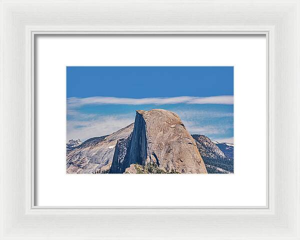 Landscape of Magical Half Dome Mountain - Framed Print