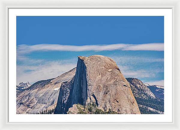 Landscape of Magical Half Dome Mountain - Framed Print