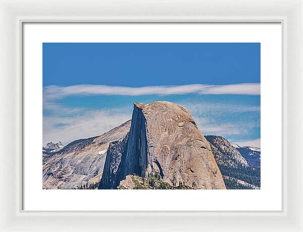 Landscape of Magical Half Dome Mountain - Framed Print