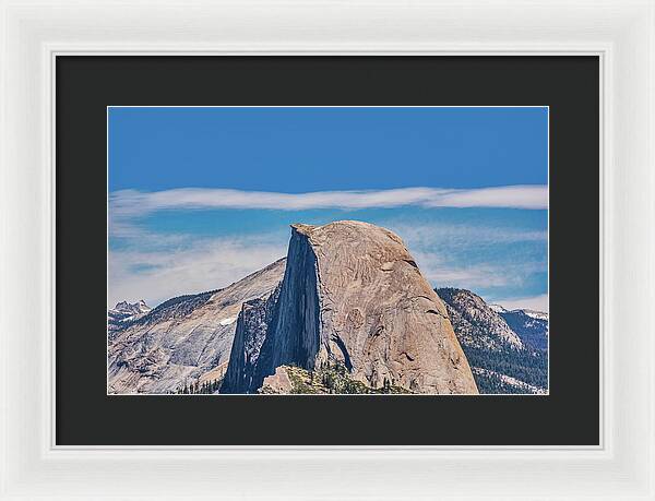 Landscape of Magical Half Dome Mountain - Framed Print