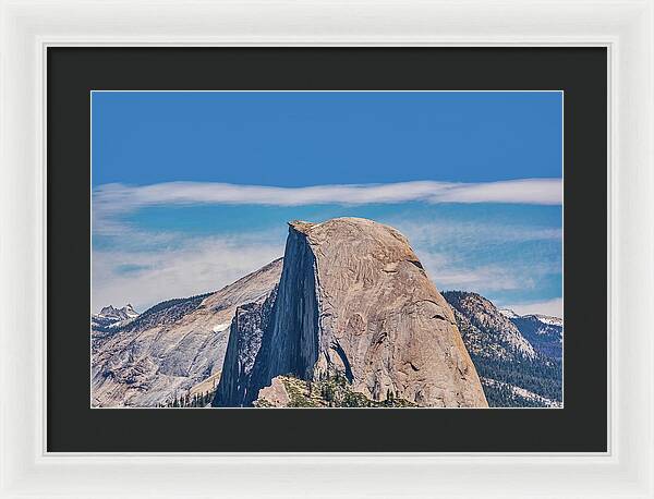 Landscape of Magical Half Dome Mountain - Framed Print