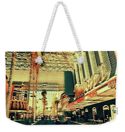 Las Vegas Nevada Old Strip Art - Weekender Tote Bag