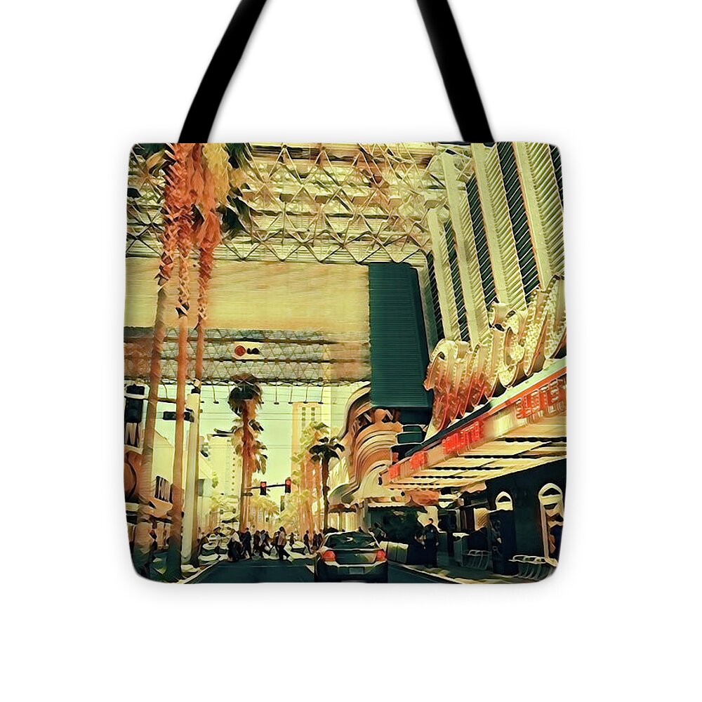 Las Vegas Nevada Old Strip Art - Tote Bag